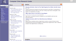 Desktop Screenshot of crime-research.org